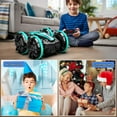 thumbnail image 3 of VILINICE Remote Control Car, 4WD RC Car with Double-Sided Driving, Land Water 2 in 1 Stunt Car, Toy Car for Boys & Girls, Gifts for Kids, Green, 3 of 9