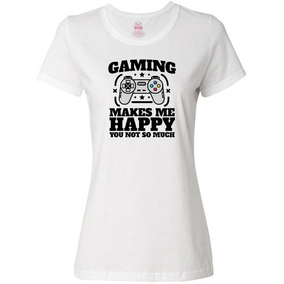Inktastic Gaming Makes Me Happy Women's T-Shirt