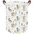 thumbnail image 1 of Cesto de ropa plegable Dinosaur Hamper FXOCSHE de 50 x 40 cm, 1 of 7