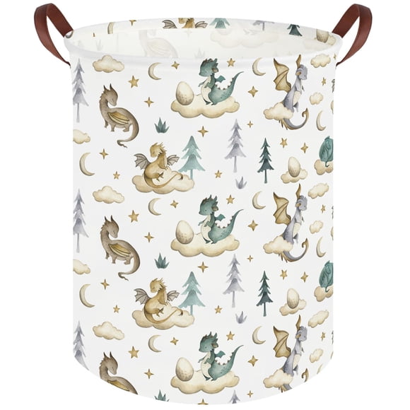 Cesto de ropa plegable Dinosaur Hamper FXOCSHE de 50 x 40 cm