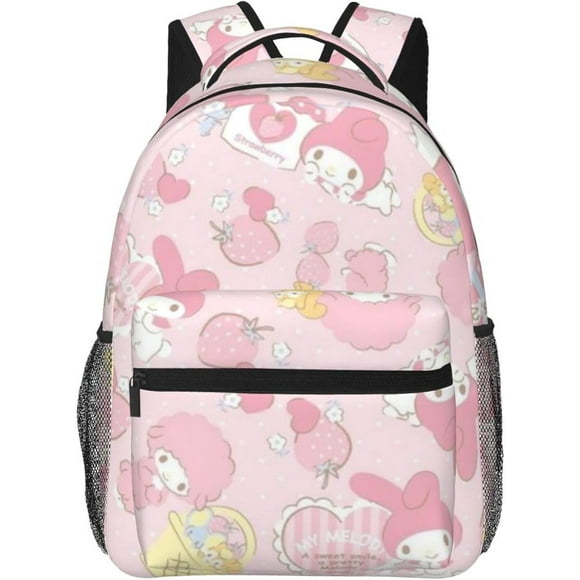 Sac à Dos Léger Stylé My Melody Anime pour Ordinateur, Sac d'Affaires, Sac d'École, Sac à Livres, Sacs Style-20