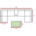thumbnail image 5 of Living Source International 8-Piece Outdoor Conversation Set with Cushion - Gray, 5 of 5