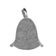 thumbnail image 1 of Gorro de sauna de fieltro con protección para la cabeza, portátil, 14 x 10 pulgadas, duradero, bonito y de buena calidad. Gris, 1 of 9