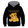 thumbnail image 2 of Sudadera de manga larga para niños, sudaderas con capucha con estampado de Simba y El Rey León, ropa informal para bebés y niñas, otoño qym unisex, 2 of 2
