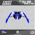 thumbnail image 3 of Kalair GFX Graphics Kit for Sea-doo SPARK TRIXX (All Years) Swift Series, 3 of 4