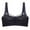 Black Everyday bra for WOMEN, variant on ATOYSOY Everyday Bra Daily Lace Splicing Breathable Push Up Underwear Wireless Workout Girls Teens Smoothing Comfy Bra Beige