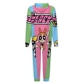 thumbnail image 5 of The Powerpuff Girls Women Men Pajamas Zipper Onesie Jumpsuit Hooded One Piece Sleepwear, 5 of 8