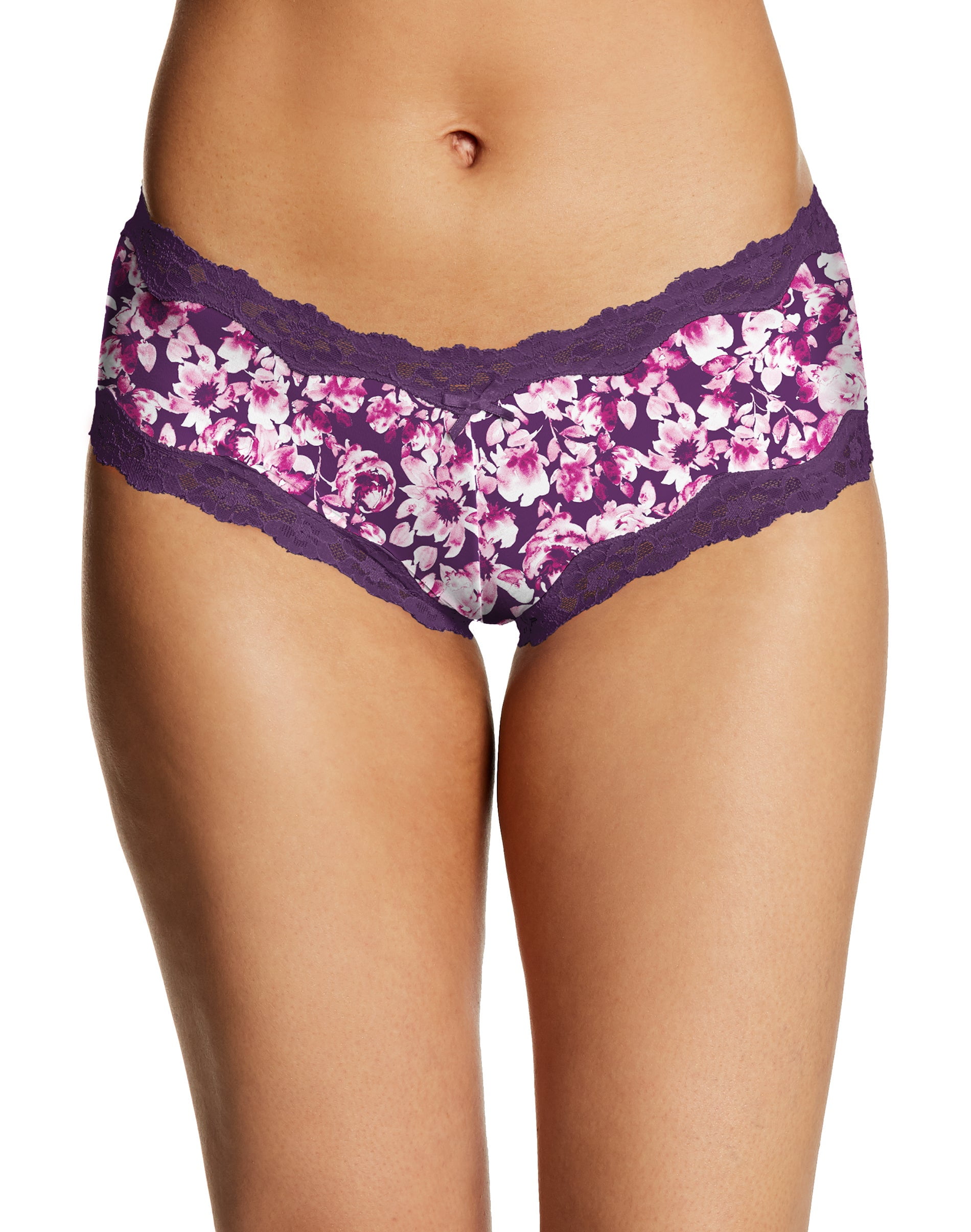 Maidenform 40823 Cheeky Microfiber Hipster Panty with Lace