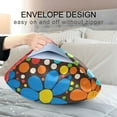 thumbnail image 4 of Yayeee Pillowcase Standard Size Set of 2 Satin Wrinkle Resistant Pillow Case, Cartoon Flowers, 4 of 8