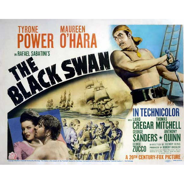 ørn Ejendommelige lovende The Black Swan - movie POSTER (Half Sheet Style A) (22" x 28") (1942) -  Walmart.com