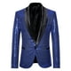 thumbnail image 4 of Traje casual para hombre, escenario personalizado, presentador de presentaciones, MC, traje con lentejuelas de color sólido, chaqueta para hombre, 4 of 5