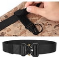 thumbnail image 5 of Cinturón Táctico Militar Correa De Cintura 125cm Para Unisex, Correa de Cintura de Nylon de Alta Resistencia Cinturón de Servicio, Cinturón de Trabajo de Lona de Nylon de Estilo Militar, 5 of 5