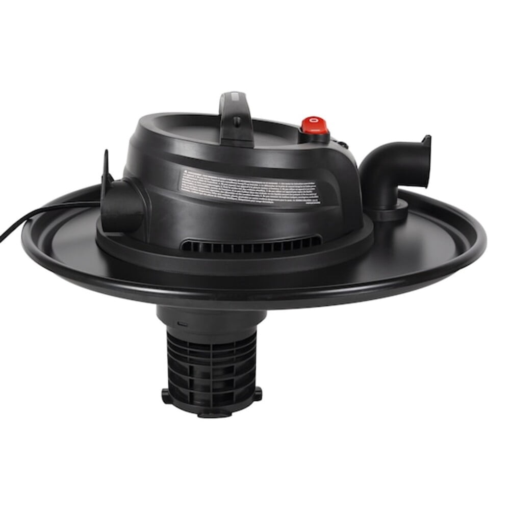 Electric Drum-Top Head W/ Wet/Dry Vacuum Kit for 55 gal Drum, 1-7/8 in Dia Hose 61HV93