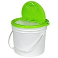 Flambeau Outdoors, 6053BC 3.5 Gallon Minnow Bucket, Bait Storage, Green
