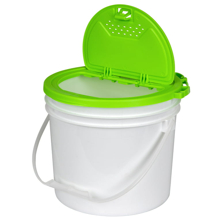 Bait Bucket with belt - Force 10 Green & Yellow – Water Tower Bait