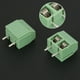 thumbnail image 2 of 50 piezas/juego de conectores de bloque de terminales de tornillo universales para PCB de 2 pines y 5 mm de paso, color verde, 2 of 8