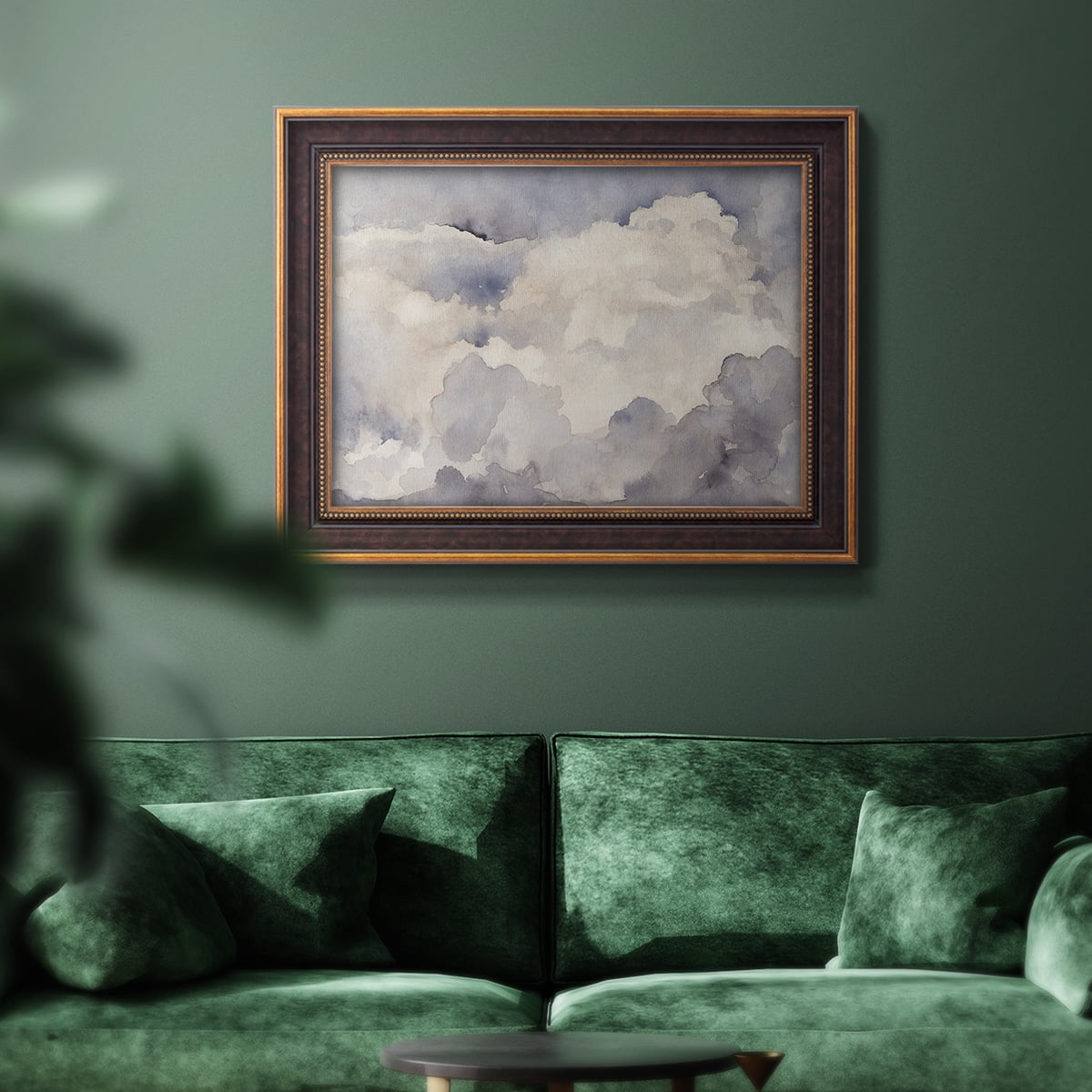 Clouds in Neutral I Premium Framed Canvas- Ready to Hang