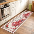 thumbnail image 2 of Valentine's Day 2'x6' Runner Rugs for Hallway Kitchen Bedside Non Slip Washable, Red Truck Love Roses Gifts Farmhouse Entryway Rug Runners with Rubber Backing, Long Carpet Runner for Laundry Room, 2 of 8