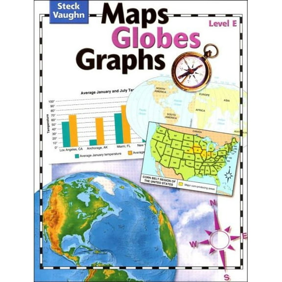 Maps, Globes, Graphs: Student Edition Level E (Teacher) (Paperback)
