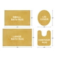thumbnail image 4 of Mainstays Performance Recycled Polyester Bath Rug 24x40" Golden Curry, 4 of 12