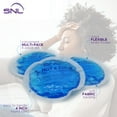 Quality Hot & Ice Packs [6 Gel Packs] Reusable, Round, Soft Fabric