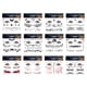 thumbnail image 1 of De Pegatinas De Tatuajes Temporales De Cara De Halloween, Pegatina De Tatuaje De Telaraña De Halloween Para Fiesta, Festival, Accesorios De Disfraz De Cosplay 12 Hojas Speravity HA038432-00, 1 of 6