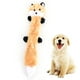 thumbnail image 1 of 1pc Colorful Animal Shaped Plush Dog Toy Interactive Puppy Training Toy Yellow, 1 of 4