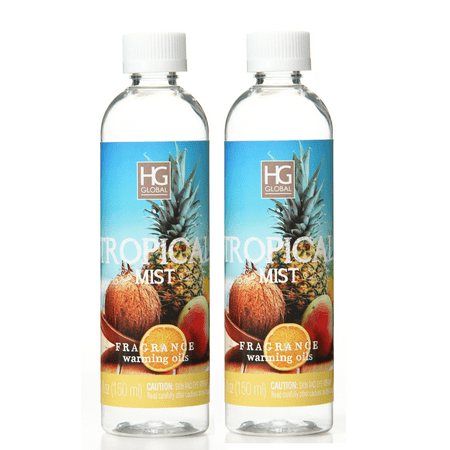 - Hosley 2 Pack of 6 oz Fragranced Warming Oils - TROPICAL MIST W1