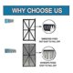 thumbnail image 4 of 2-Pack RCX70101PAK2 Replacement Robotic Pool Cleaner Filters for Hayward TigerShark, SharkVac, Aqua Vac, 4 of 5