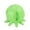 Green, variant on Dog Chewey Squeaky Toy Interactive Ball Octopus Shaped Ball Tooth Cleaning Toy - Green