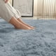thumbnail image 3 of Alfombras de pelo largo verde turquesa de 63 x 31,5 pulgadas, suave y peluda con base antideslizante para mayor comodidad y estilo, perfectas para sala de estar, dormitorio y sala de juegos, 3 of 8