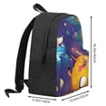 thumbnail image 2 of Adventure Time Backpack, Large Capacity Book Bag For College Work, Durable Laptop Backpack, 16.5x12.6x5.5 Inch, 2 of 9