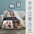 thumbnail image 5 of Custom Blanket Gifts for MOM, Customized Blankets with Photos, Make a Personalized Bed Throws to My Mom for Mothers Day, Custom Souvenir Throw Blanket for Best Mom Ever Blankets, 5 of 5