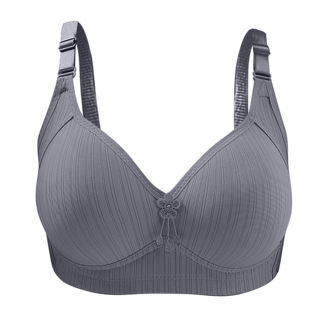 Timegard Soutiens-Gorge pour Femmes avec Support Sans Armature Bretelles Réglables Couverture Complète Soutien-Gorge Confortable pour Seniors