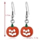 thumbnail image 3 of pares de aretes de Halloween, aretes colgantes de calabaza y gato negro., 3 of 5