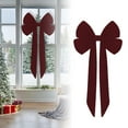 thumbnail image 2 of Bow Decor Large Bow for Room, Coquette Giant Ribbon Tie for Christmas Birthday Party Backdrop Wall Decor(White,40 x 80Inches), 2 of 4