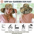 thumbnail image 3 of Solaris Women Outdoor Sun Hat,Polyester Summer Cool Hat , Boonie Hat for Fishing, Camping, Safari,Hiking,Camo Style B, 3 of 7