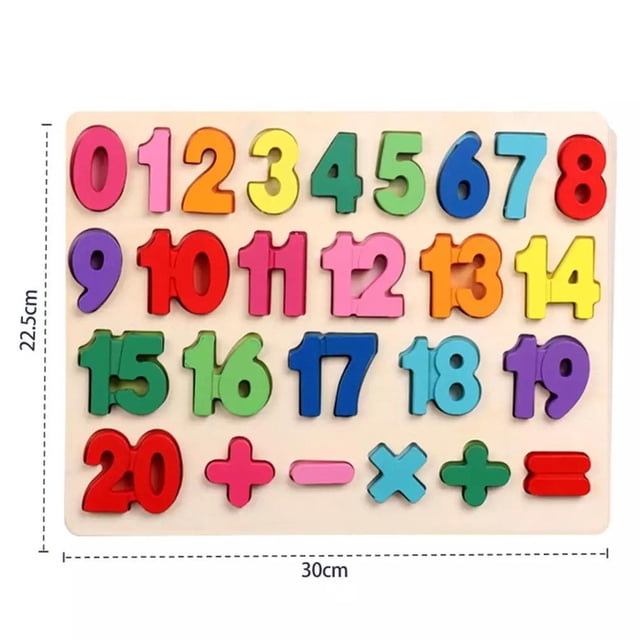 Tablero A Juego De Letras Número De Madera Alfabeto Rompecabezas Clasificación Contar Juguetes De Aprendizaje Para Niños Pequeños Educación Preescolar matsuzay FN002999-00