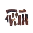 thumbnail image 5 of Heyfurni Gas Fireplace Logs,10pcs Small Firepit Logs, Decorative Ceramic Wood Log Set for Indoor Outdoor Gas Insets, Vented,Ventless, Electric,Ethanol,Gel Fireplaces, 5 of 7