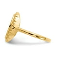 thumbnail image 3 of Solid 14k Yellow Gold Engravable Signet Ring (2mm) - Size 7, 3 of 5