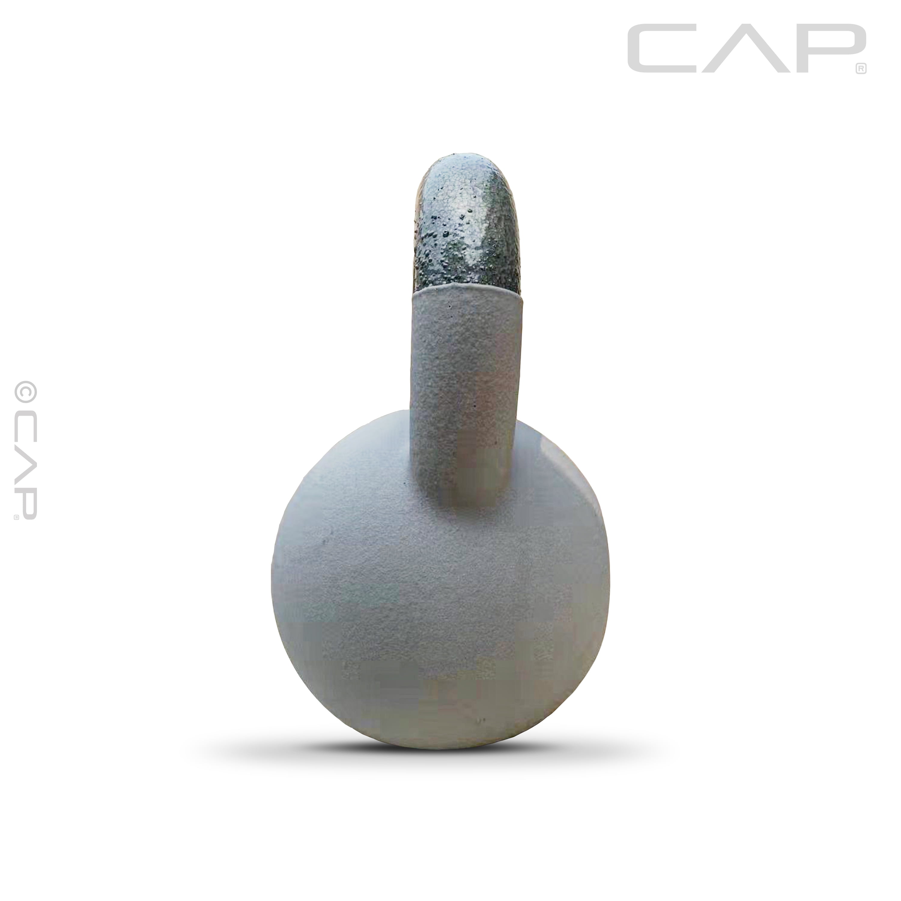 CAP, 35lb Neoprene Coated Kettlebell, Gray