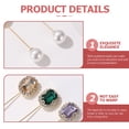 thumbnail image 2 of IFANLANDOR 2Pcs Women Brooch Decorative Alloy Scarf Pin Elegant Design Assorted Color Suit Accessory, 2 of 6