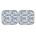 thumbnail image 7 of Xecao Lilies Flowers for Foldable Car Sun Shades (2-Pack) offer sun protection with an easy-fold design for convenient windshield shading., 7 of 7