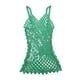 thumbnail image 3 of Vestido de tirantes finos con lentejuelas Macarena Vestido ceñido escote en V discoteca club nocturno Verde, 3 of 8