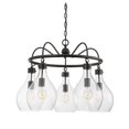 thumbnail image 1 of Savoy House Pulaski 5 Light Chandelier in Oiled Bronze, 1 of 1