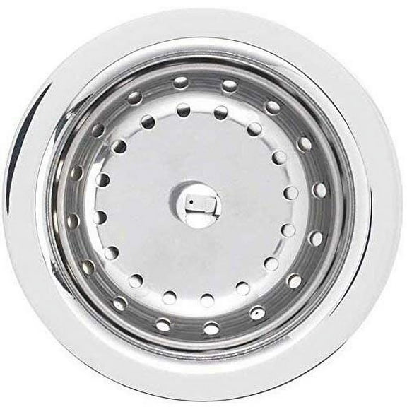 BLANCO, Chrome 440029 Deluxe Stainless Steel Kitchen Basket Strainer, 3.5"