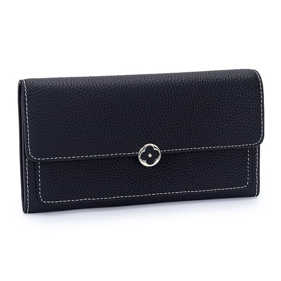 Women's Wallet New Full Leather Long Wallet Cross-border First Layer Cowhide Women's Long Clip Leather Clutch Pouch