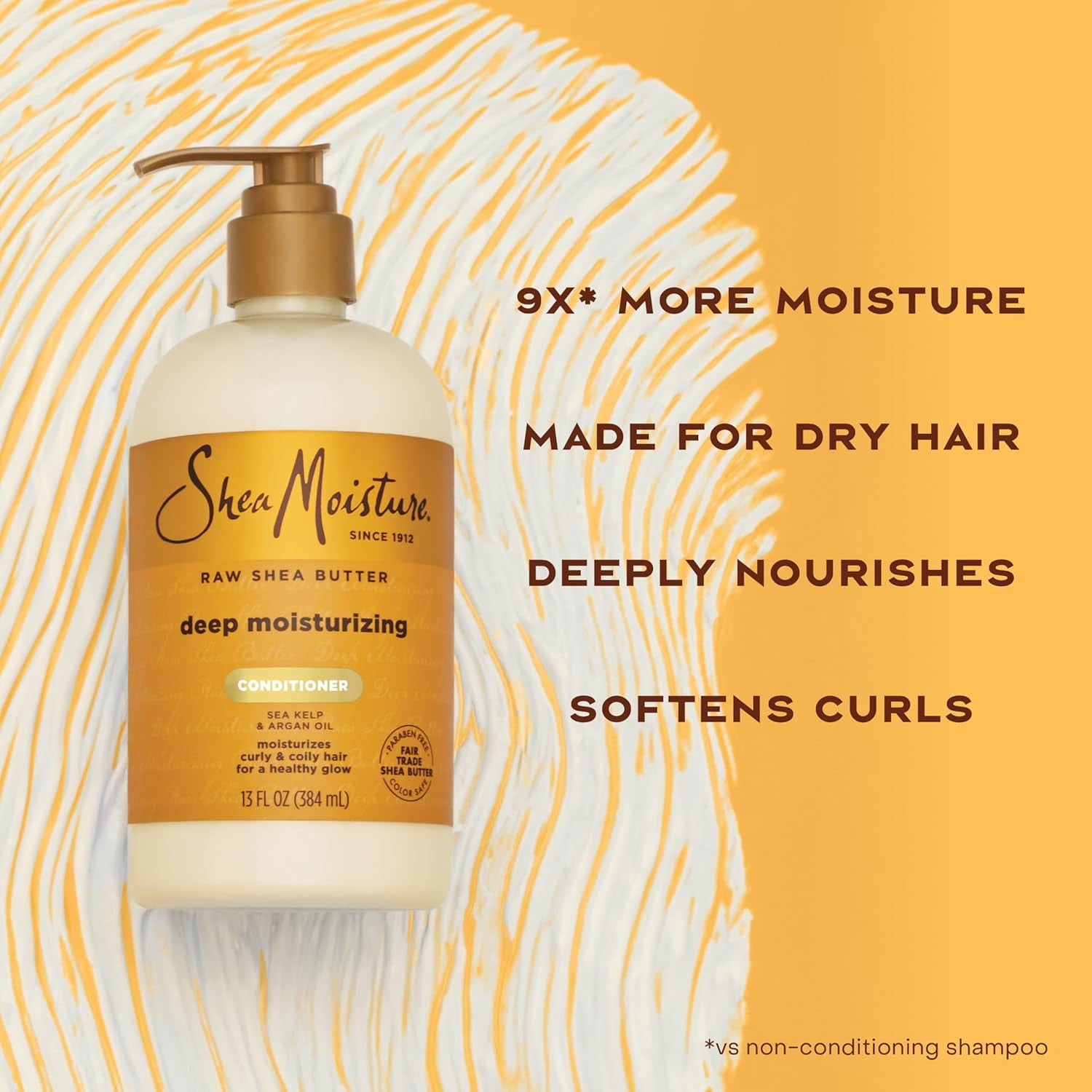 Shea Moisture Raw Shea Butter Moisture Retention Conditioner 13 oz (Pack of 2)