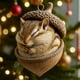 thumbnail image 1 of Herramientas y mejoras para el hogar Adornos navideños de bellotas de animales del bosque en 2D y un colgante, 1 of 1