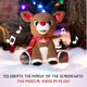 thumbnail image 2 of Animal de peluche KIDS PREFERRED Santa Claus Rudolph Musical de 20 cm, 2 of 9